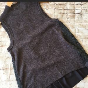 Anthropologie Moth sweater/lace top